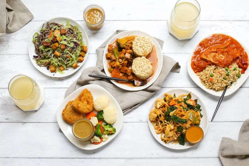meal on table