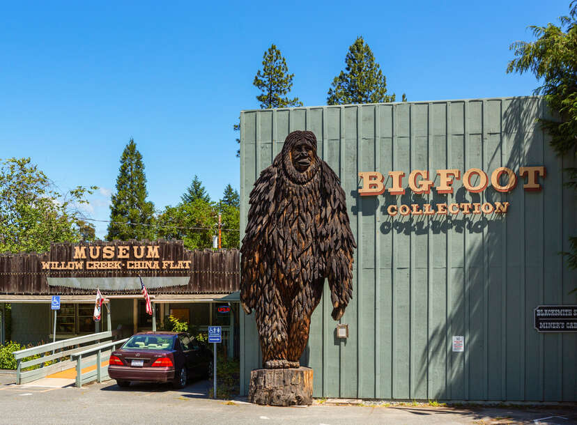 A missing Sasquatch statue was just found alone in the woods