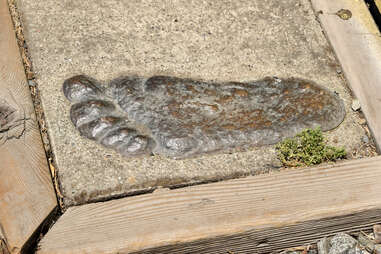 a bigfoot track casting