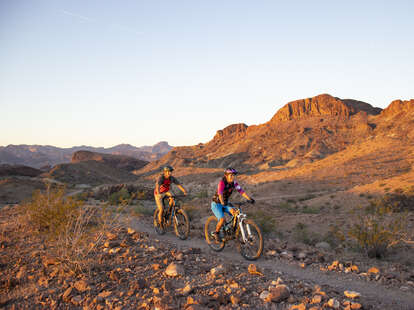 biking