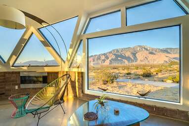 Enormous three-bedroom dome with desert views