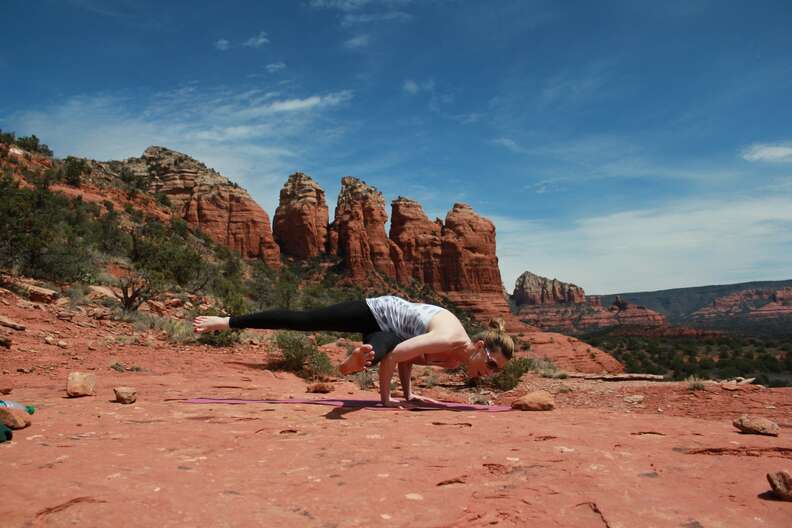 Vortex Yoga Hiking In Sedona