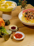 saffron table spread 