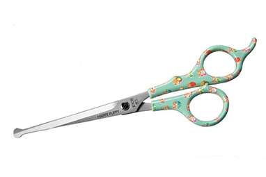 Rounded-tip dog grooming scissors: Kenchii Happy Puppy Home or Professional Dog Grooming Shears