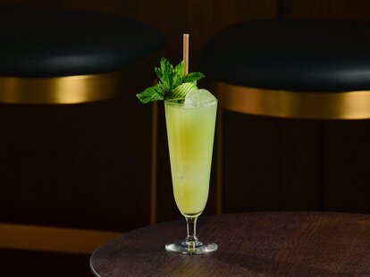 Take Me to the Mardi Gras cocktail at Pebble Bar