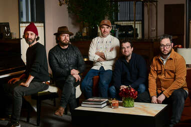 From left: Matt Kliegman, Carlos Quirarte, Julian Brizzi, Matthew Charles, and Noah Bernamoff