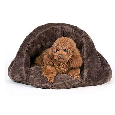 Warmest dog camping bed: Birdsong The Original Cuddle Pouch Pet Bed