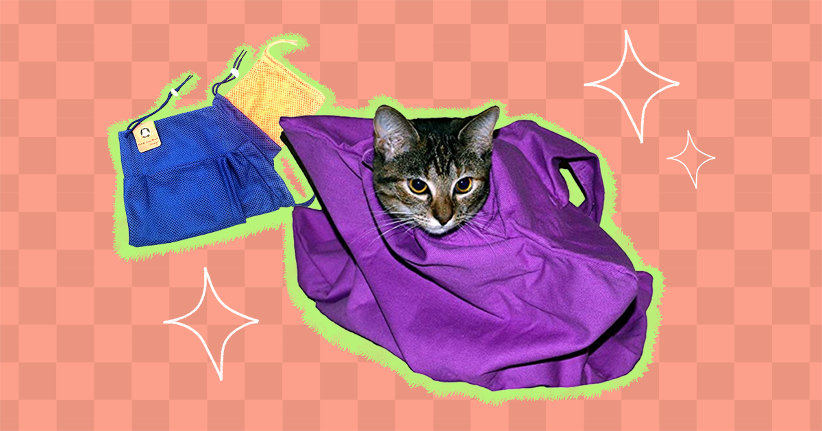 Cat bag hotsell for bathing