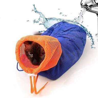 Cat deals bath bags