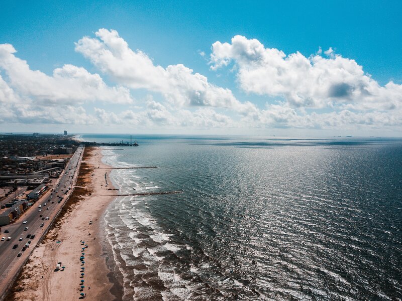 Texas Galveston Beach