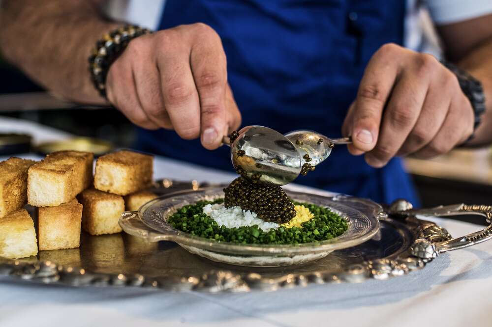 caviar fish cooked