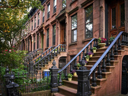 NYC brownstones