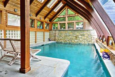 airbnb with indoor pool the hamptons