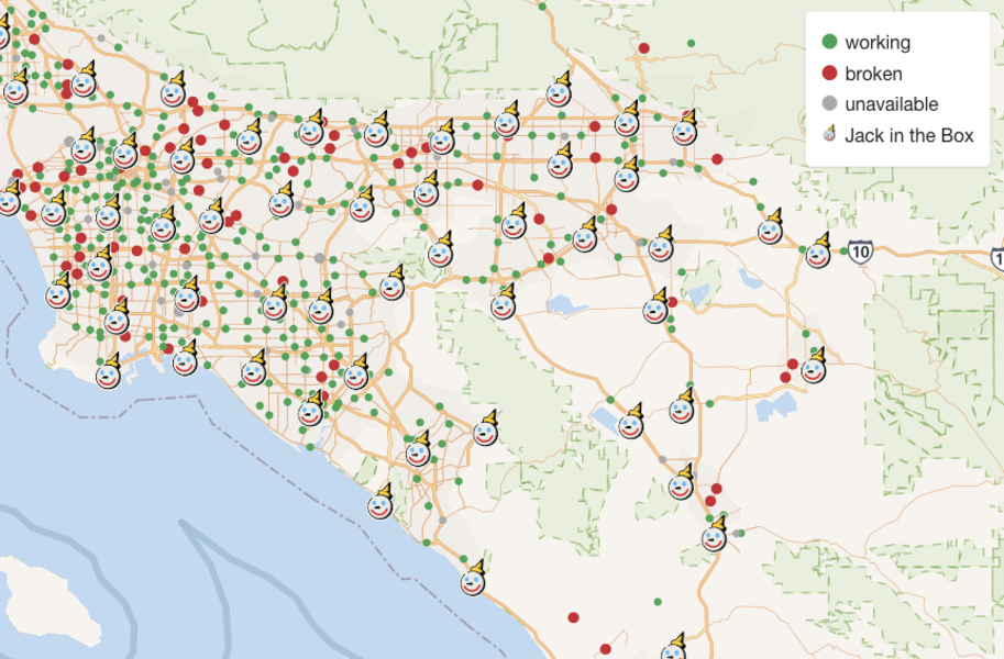 Jack In The Box Maps Jack In The Box Shames Mcdonald's For Broken Mcflurry Machines - Thrillist