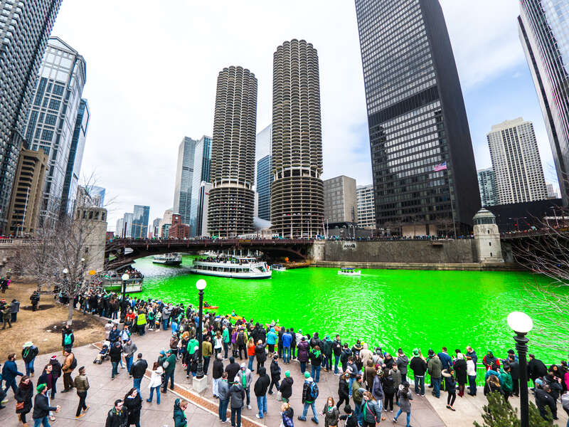 Chicago River Dye 2025