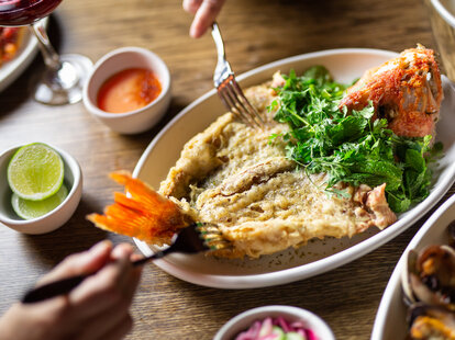 Bar Tulix Masa Encrusted Red Branzino