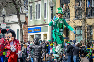 Boston ranked second best city in the U.S. for St. Patrick's Day  celebrations this year, bested only by Philadelphia; Worcester in 12th  place 