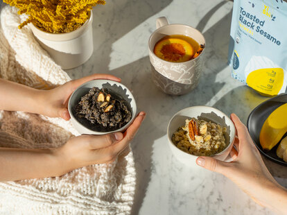 yishi foods oatmeal asian black sesame