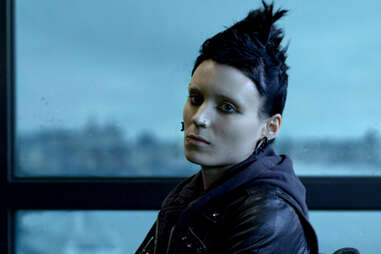 rooney mara in the girl with the dragon tattoo
