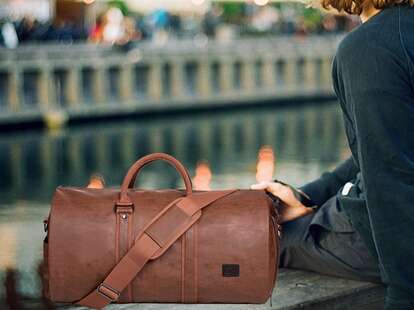 Travel Garment Carry-On Duffle Bag | Navy