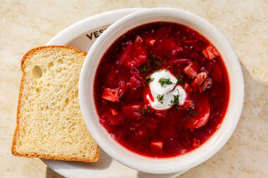 Borscht at Veselka