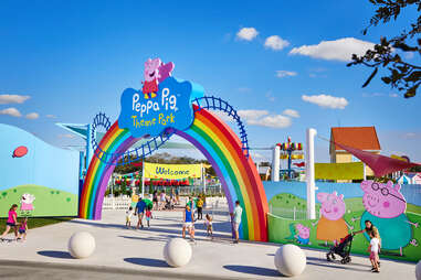 Entrance to the Peppa Pig amusement park