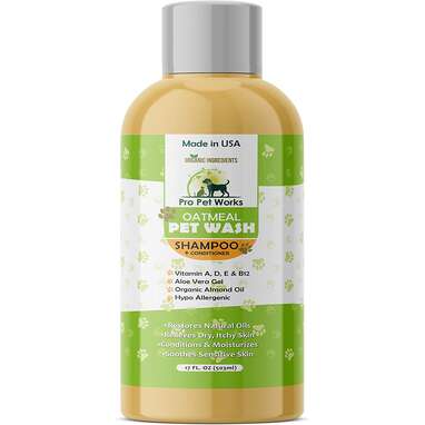 Best cat shampoo: Pro Pet Works Oatmeal Pet Wash