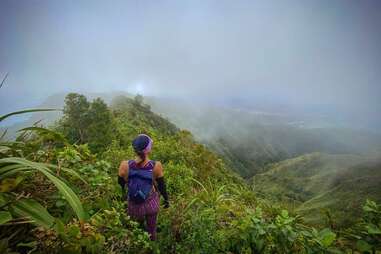 Hawaii mountain hike