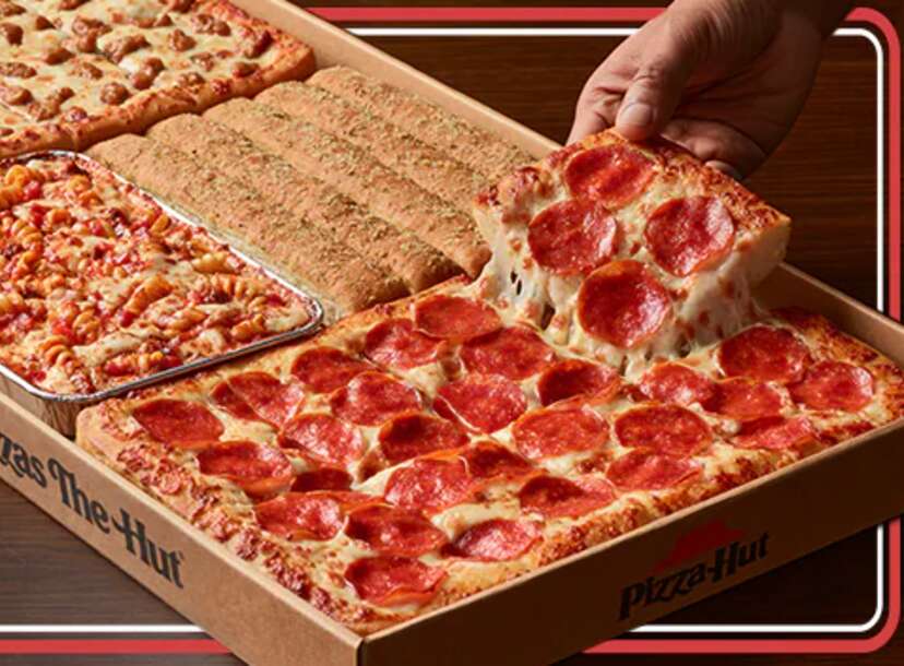 The menu deals for pizza hut