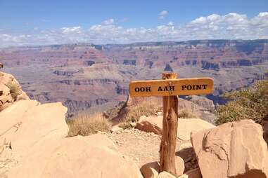ooh aah point in Grand Canyon Arizona