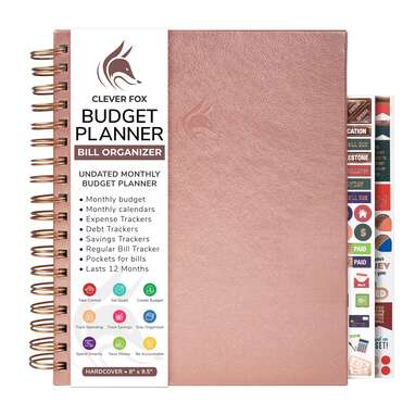 Clever Fox Budget Planner & Monthly Bill Organizer