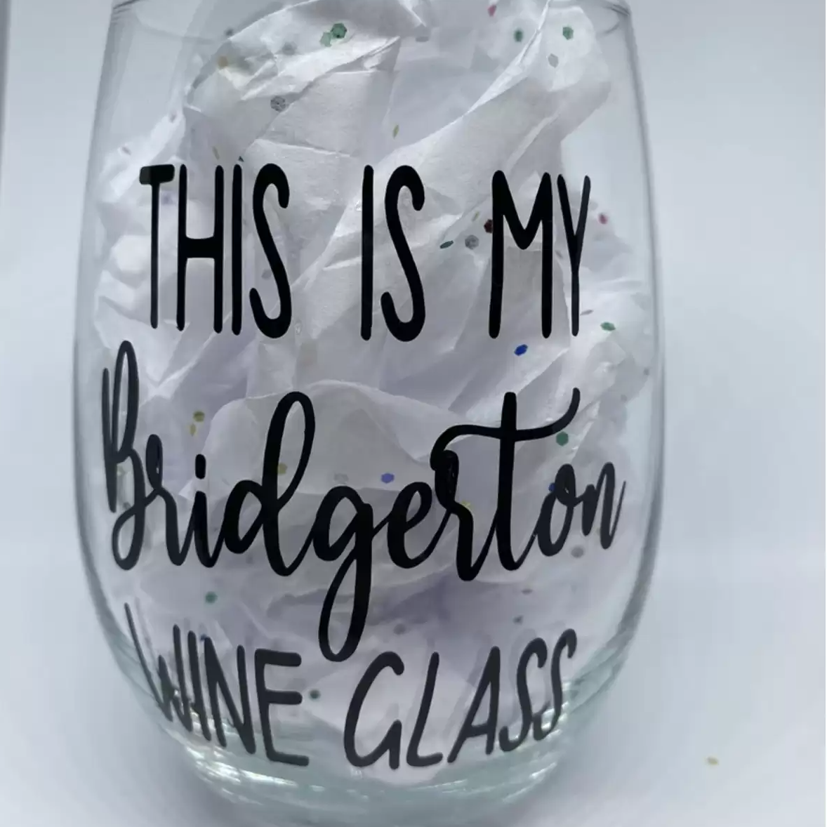 bridgerton wine glass etsy
