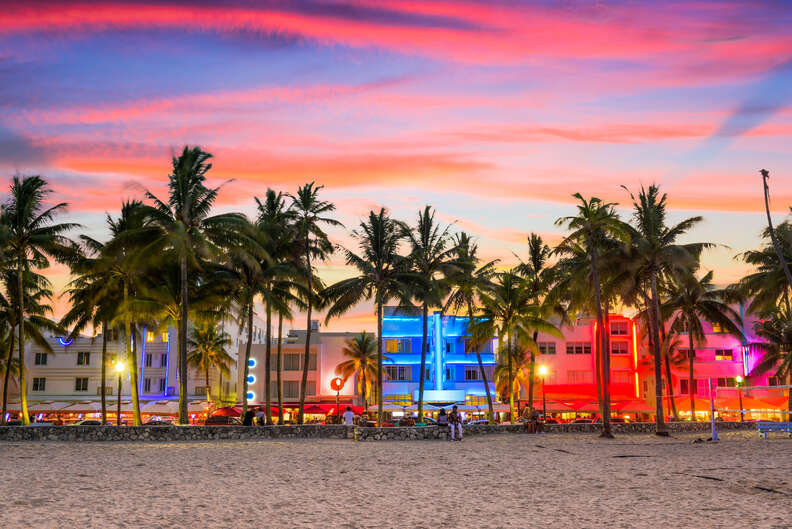 Summer time at the South Beach, Miami, Florida, United States of