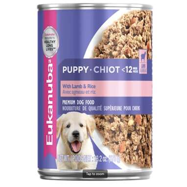 Eukanuba Puppy Lamb & Rice Wet Dog Food, 13.2 oz., Case of 12