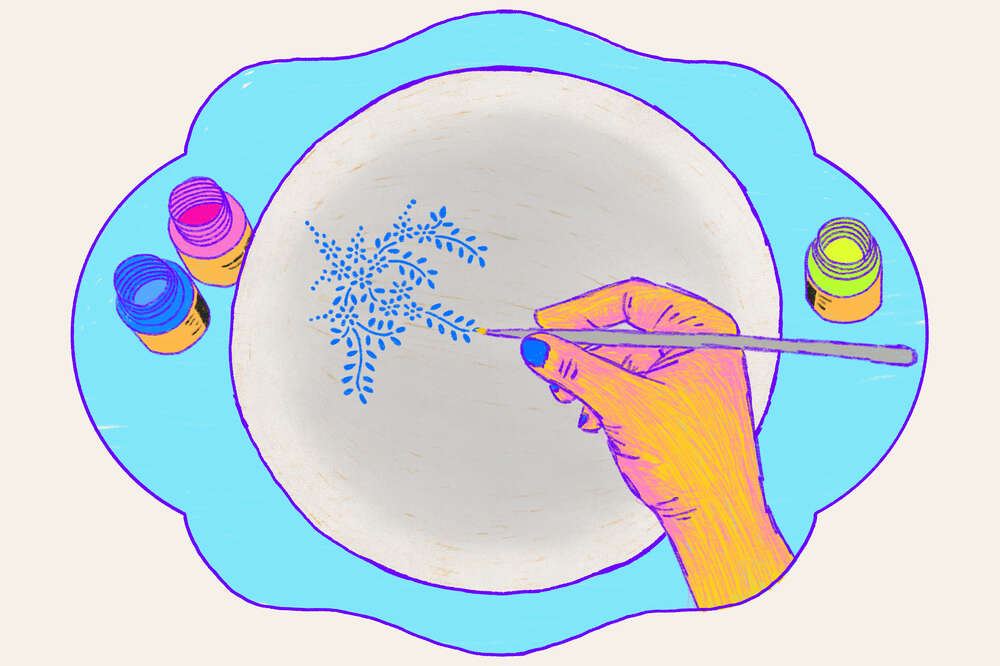 How to Hand-Painting Your Kitchen Plates: A DIY Guide - Thrillist