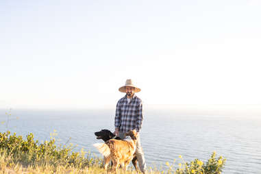 nick brown with dogs