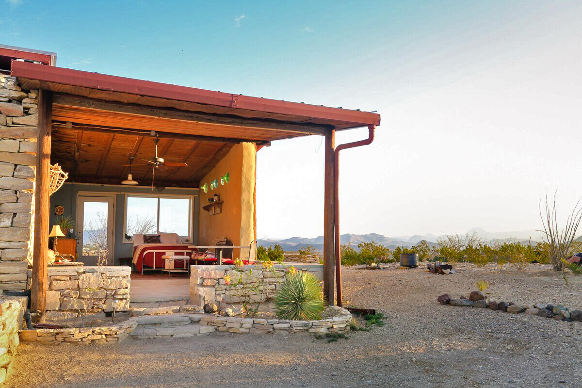 Historic cabin in an actual ghost town