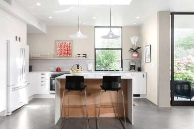 Modern home with huge windows