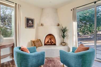 Cozy guest home with in-room fireplaces