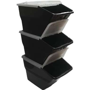 Dog food outlet stackable storage containers