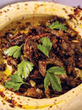 Hummus with Spiced Lamb