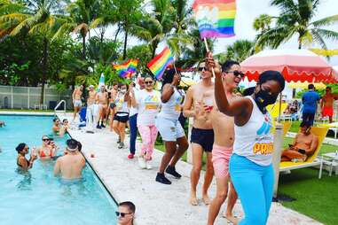 Pool party em Miami Beach - 2021