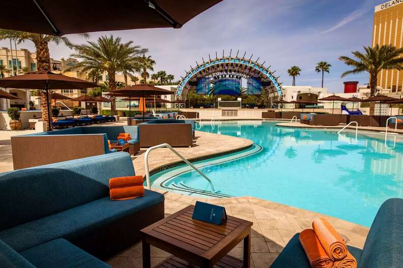 Delano Beach Club-Pool an SCA Design Project on the Las Vegas Strip