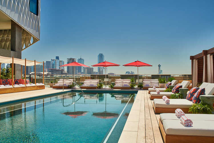 The Pool Club at the Virgin Hotels Dallas