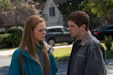 Elle Fanning and Colton Ryan in the girl from plainville