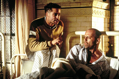 brad pitt and bruce willis in 12 monkeys