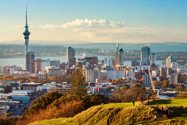 Vue sur la ville d'Auckland.