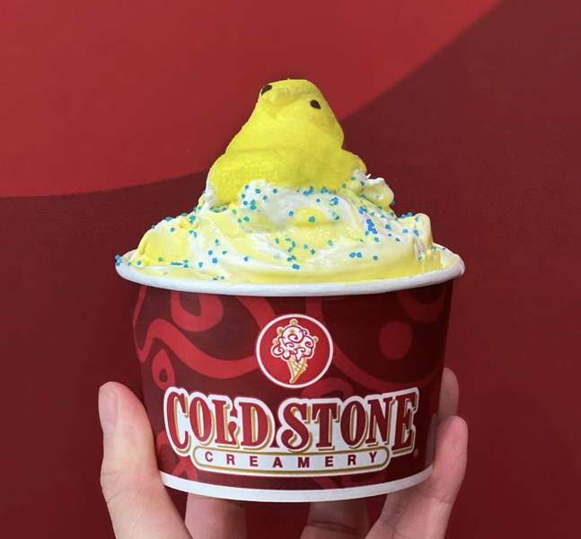 Peeps Ice Cream Cold Stone