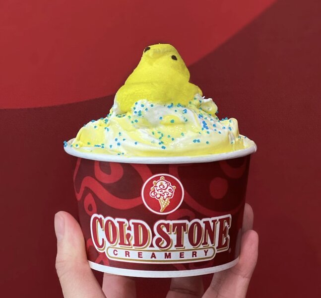 Peeps Ice Cream Cold Stone