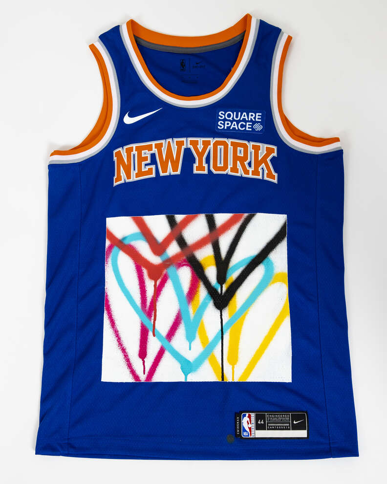 New York Knicks & Squarespace Custom Jersey Virtual Auction